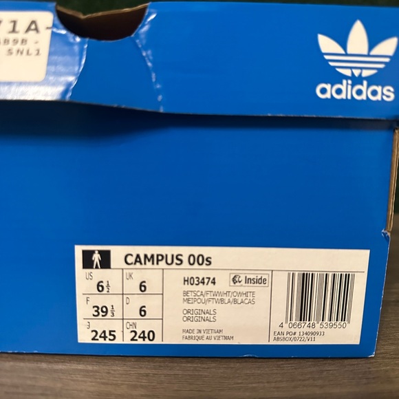 Adidas Campus 00’s ‘Better Scarlet Cloud White’ Size 8 - Picture 11 of 11